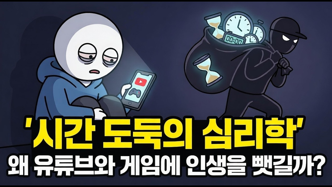 `시간 도둑의 심리학` 왜 유투브와 게임에 인생을 뺏길까?