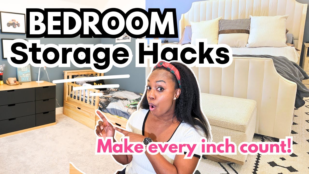 Genius Storage Tricks for Your Bedroom | Room Organization and Storage Ideas