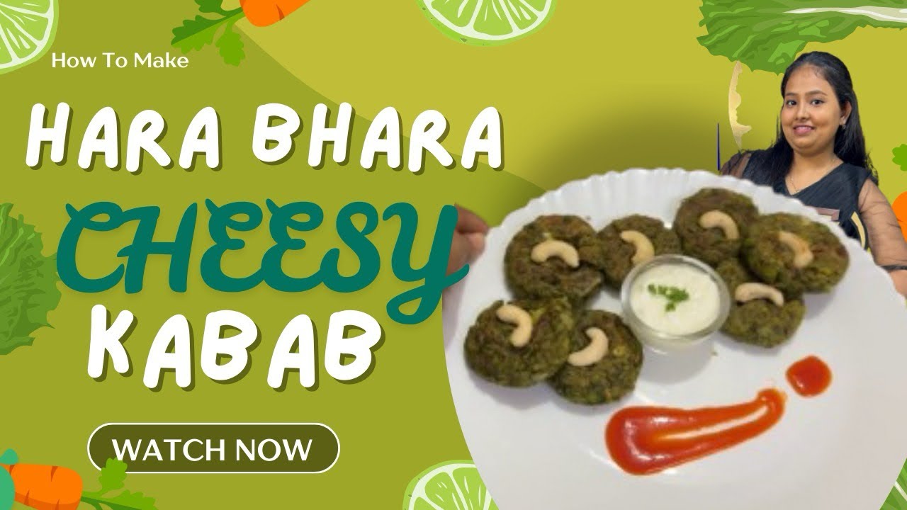 Restaurant Style Hara Bhara Cheese Kabab | Crispy & Cheesy Recipe at Home | Easy Veg Starter #viral 
