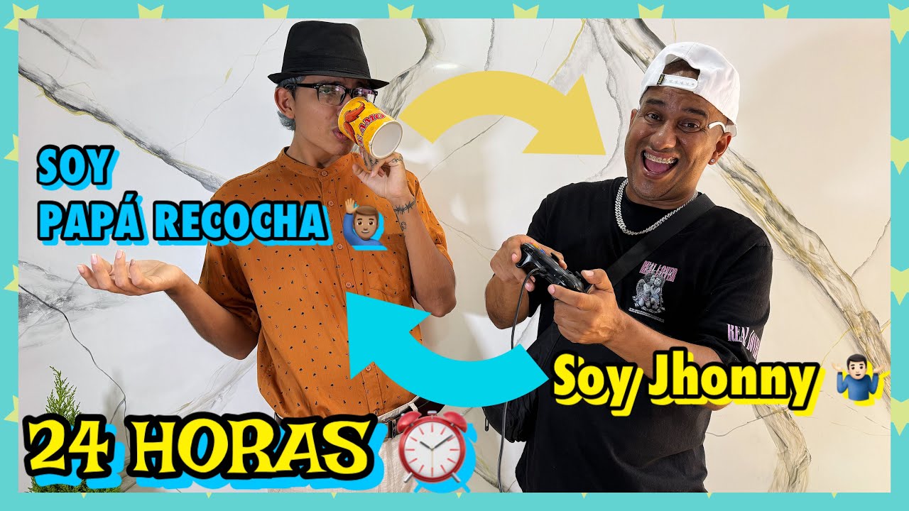 INTERCAMBIO DE CUERPOS PAPÁ E HIJO POR 24 HORAS🧑🏻‍🦱🧔🏾‍♂️ // FAMILIA RECOCHA