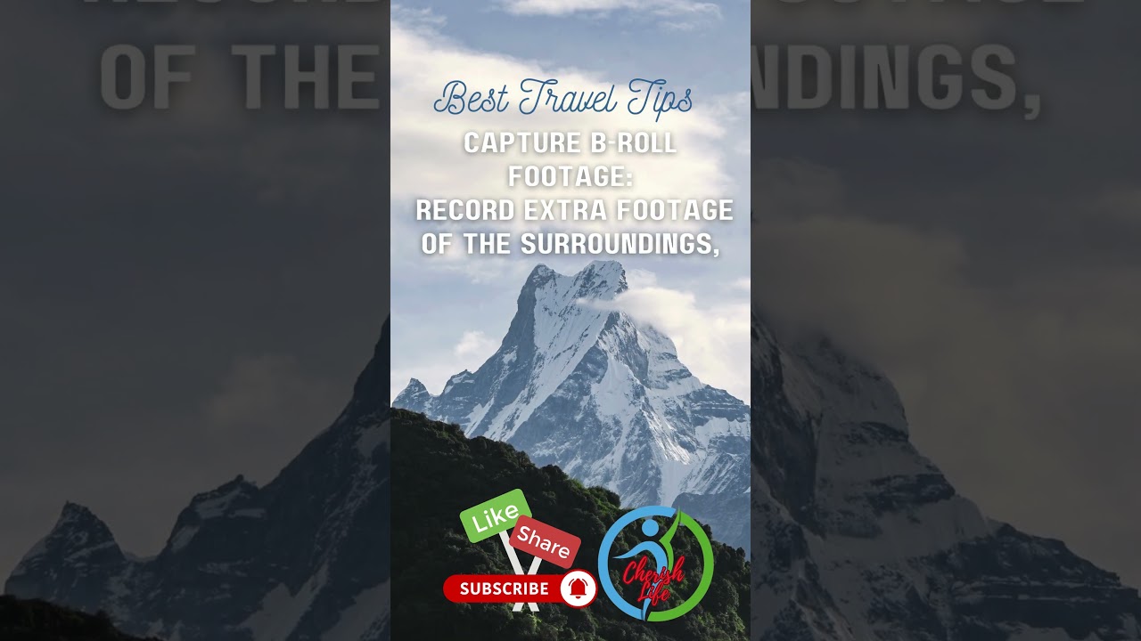 Travel Vlogger Tips Capture B Roll Footage #Tips #Tricks #travelvlogger #shorts