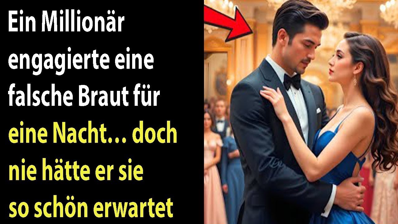 Ein Millionär engagierte eine falsche Braut für eine Nacht – und war von ihrer Schönheit über
