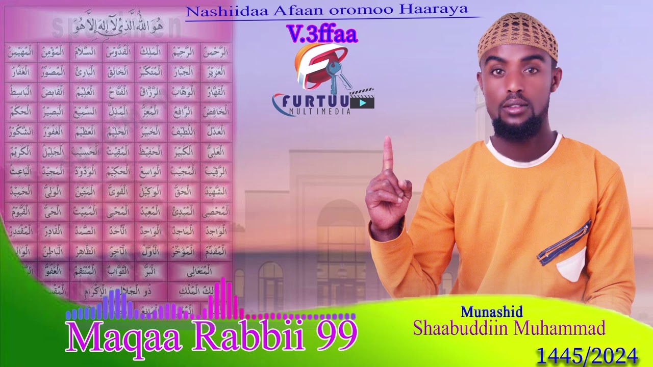 Nashiida Haarawa Makluuqni Makluuqa Munshid Shaabuddiin Muhammad  V.3ffaa 1445/2024