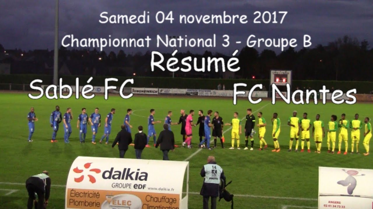 Sablé FC - FC Nantes le résumé