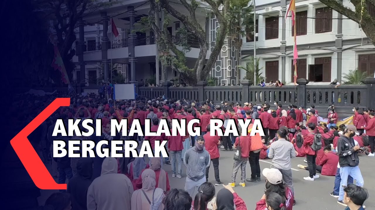 Mahasiswa Malang Raya Kepung Gedung DPRD