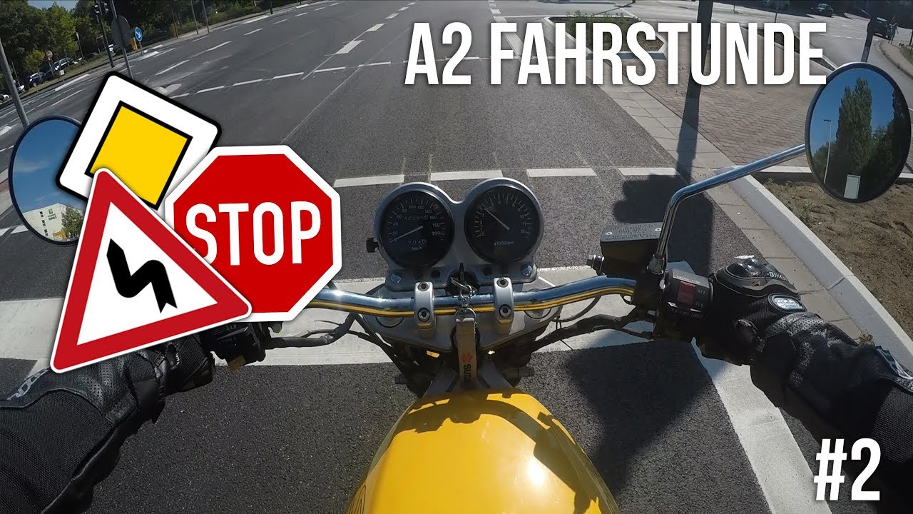 2# A2 Fahrstunde - POV - Suzuki GS500E 48PS / FPP GoPro