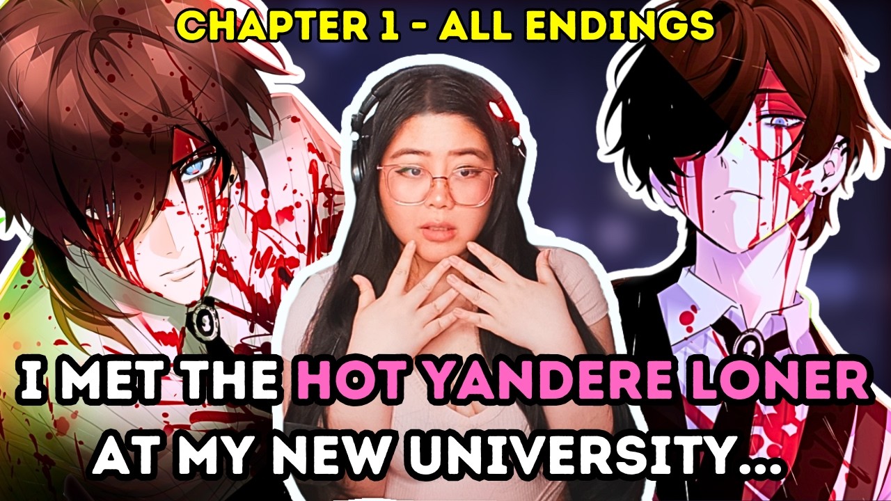 The Yandere Loner Wants You For Himself | Drenched In Blue - CHAPTER 1 - ALL ENDINGS