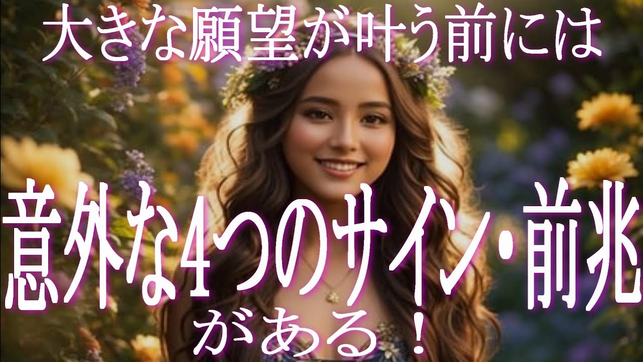 大きな願望が叶う前の意外な４つの前兆＆サイン　夢が叶う前にはネガティブな前兆があるのです！　せっかく叶いかけている夢をキャンセルしないための心得もチェックしましょう！