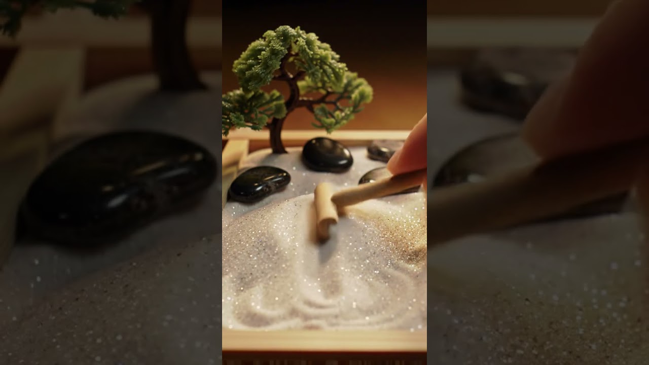 Oddly Satisfying Mini Zen Garden Build