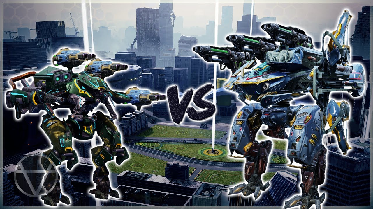 Murix VS Anguisher – Mk3 VS Lvl 25 Titan Weapon Comparison | War Robots