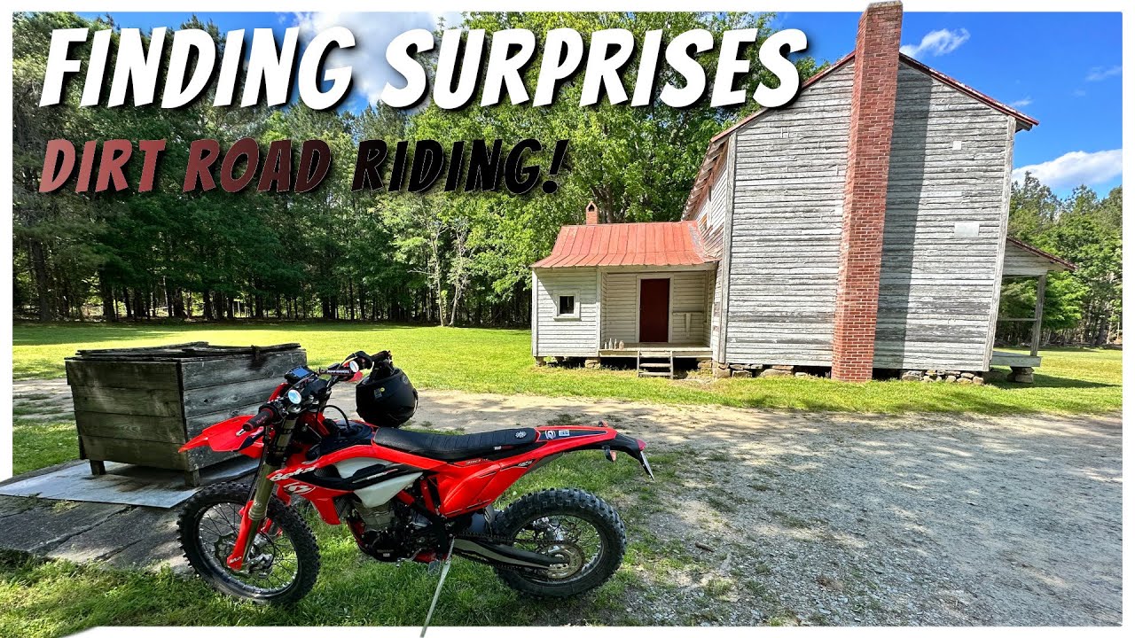 #MTBPlanB '23 Beta 390rr-s dual sport riding old dirt roads and finding a plantation with slaves.