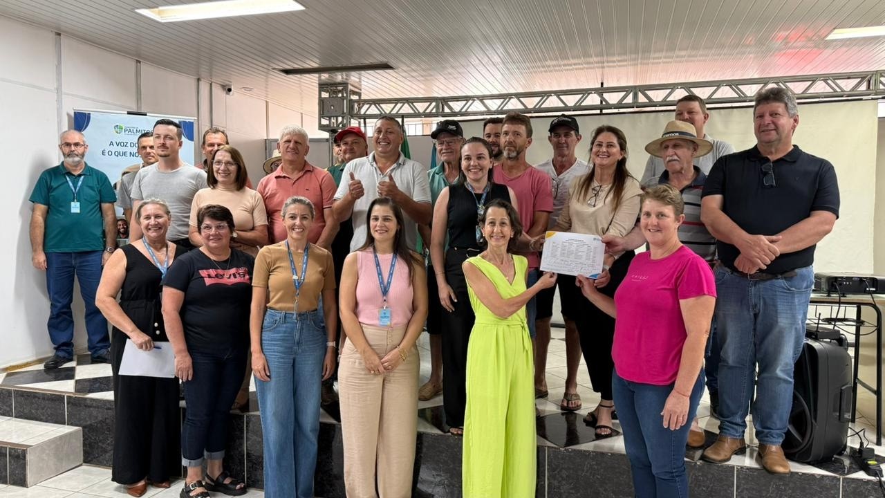 Palmitos repassa fundos do agro e prepara festa do Centenário