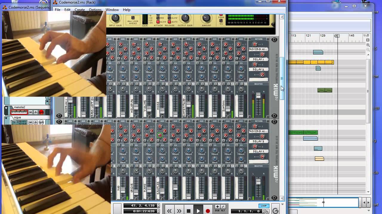 Propellerhead Reason 5 making a simple melodic trance track