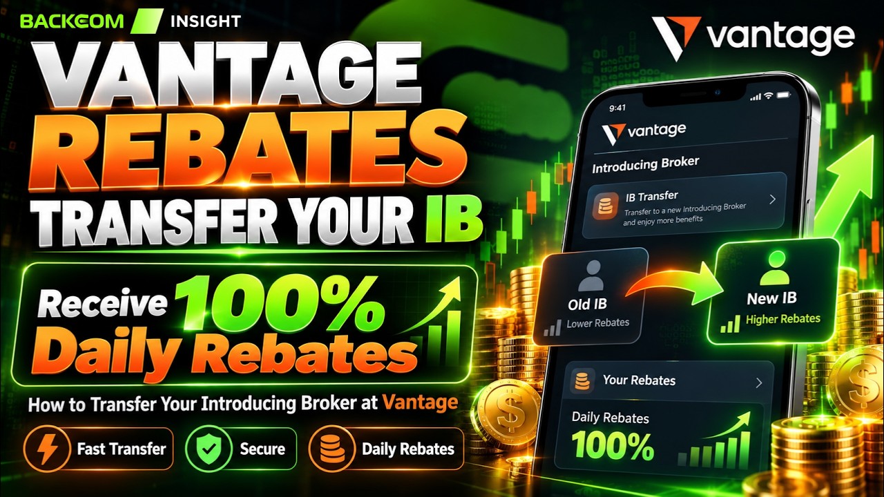 How to Transfer Your Introducing Broker at Vantage to Receive 100% Daily Rebates | Vantage Rebates