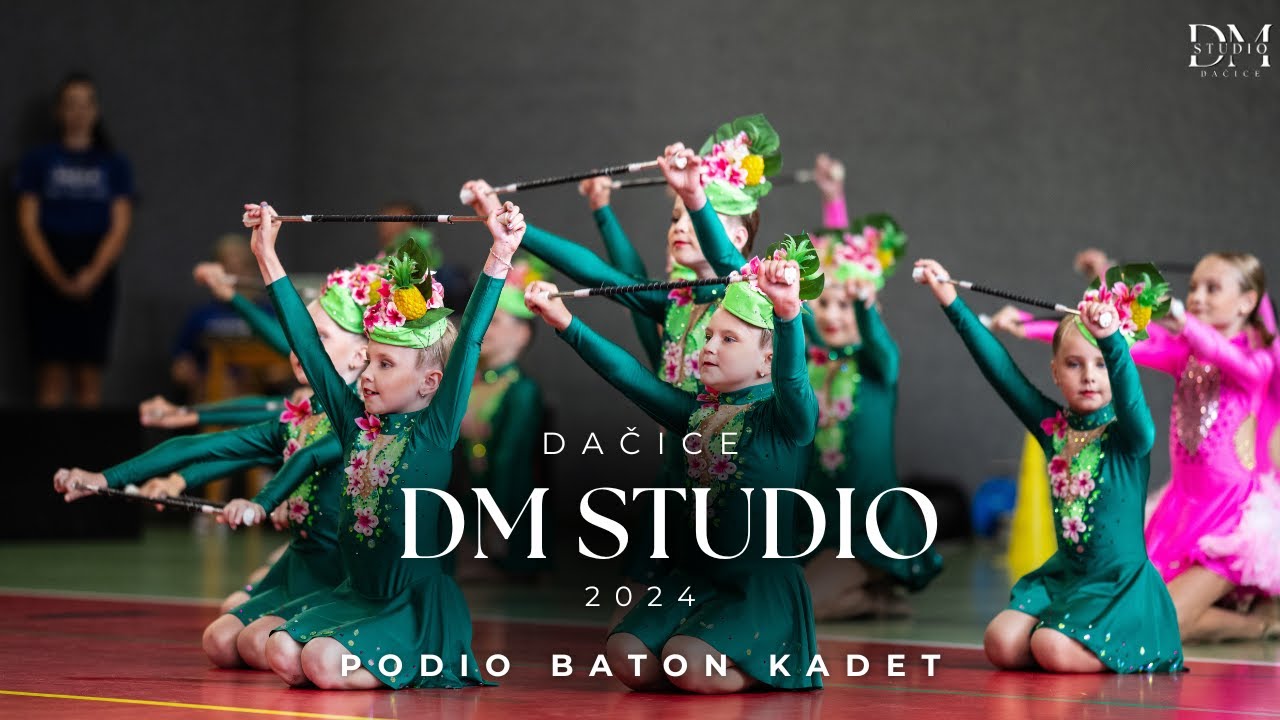 DM Studio Dačice - podio baton kadetky 2024