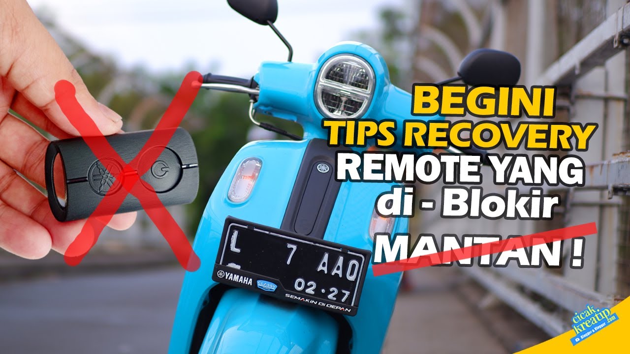 Cara Buka Blokir Unvoid Remote Keyless Motor Yamaha Fazzio Nmax Xmax Aerox Lexi Freego