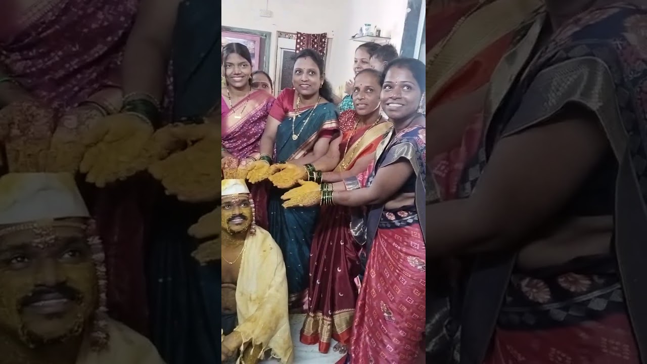 केतन ची हळद आणि पारंपरिक लग्न गीत हळदी चा पिवळा रंग पिवळा रंग