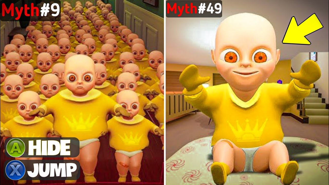 I BUSTED TOP 50 MYTHS IN THE BABY IN YELLOW NEW UPDATE | MYTHBUSTERS