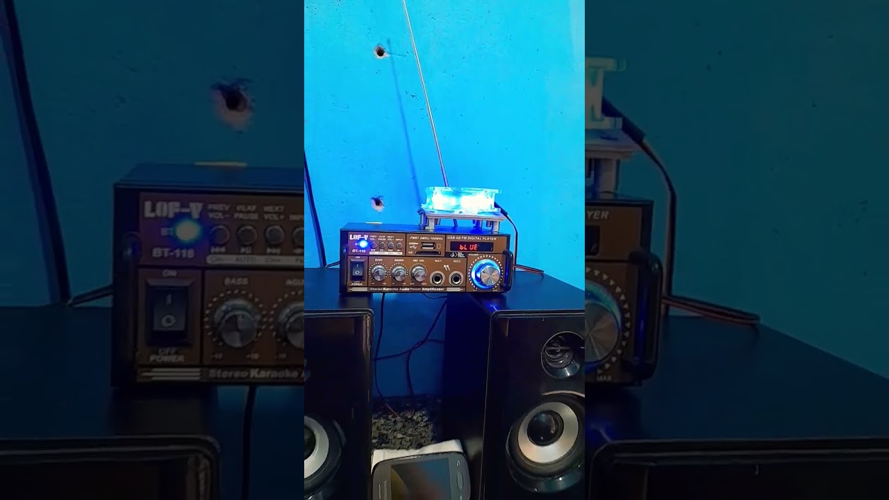 mini amplificador BT118