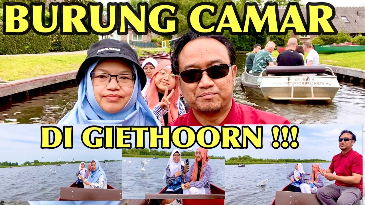 BURUNG CAMAR DI DANAU GIETHOORN BELANDA || MAKAN SIANG BERSAMA|| FOTO BERSAMA || TAMAT