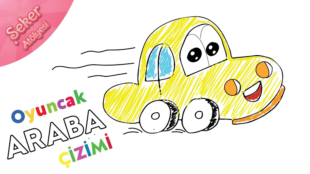 Oyuncak Araba Resmi Nasıl Çizilir? Sulu Boya | Şeker Atölyesi