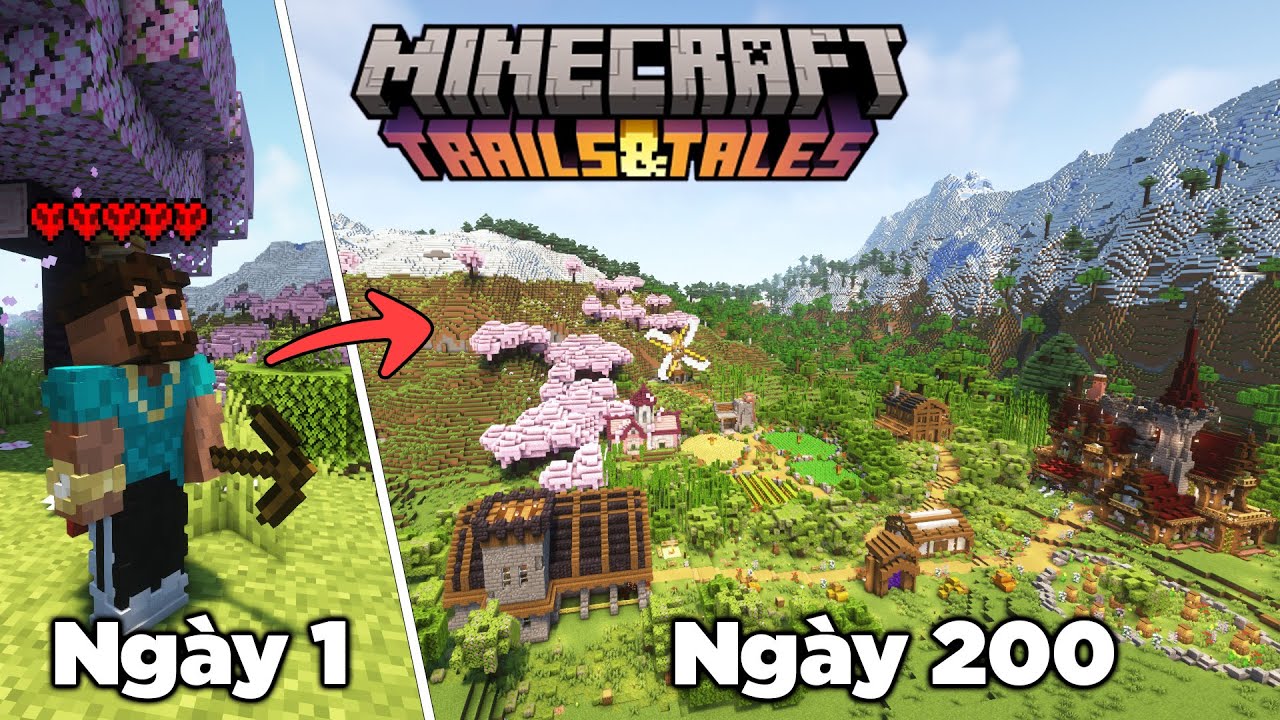 200 Ngày Minecraft Sinh Tồn 1.20 Siêu Khó !!