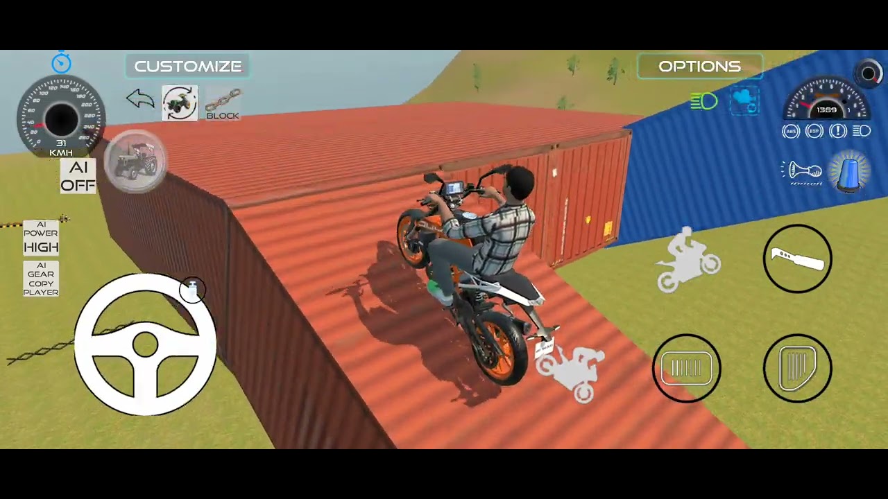 Activa vs KTM in the two ramps 