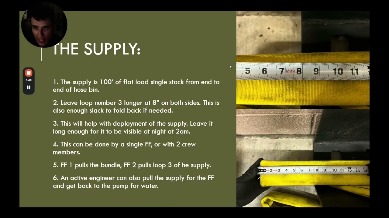 Fire Instructor I Final Project: Pascua Pueblo Fire Department Hose Load/Deployment Training Video