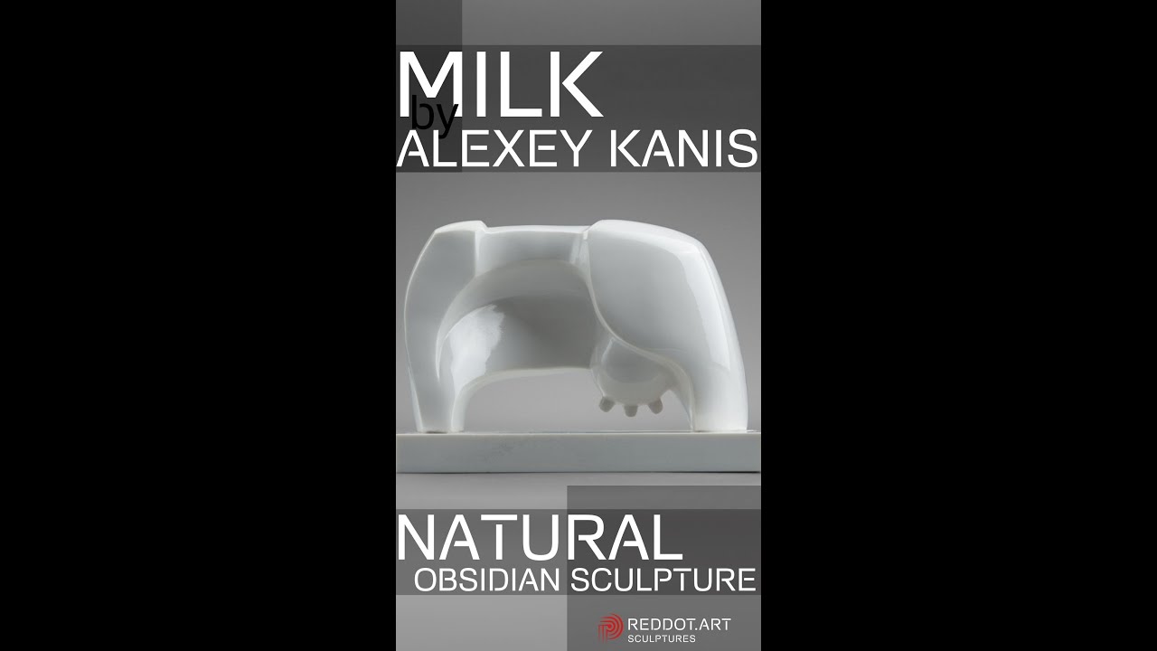 Milk clean marble sculpture by Alexey Kanis (2014)