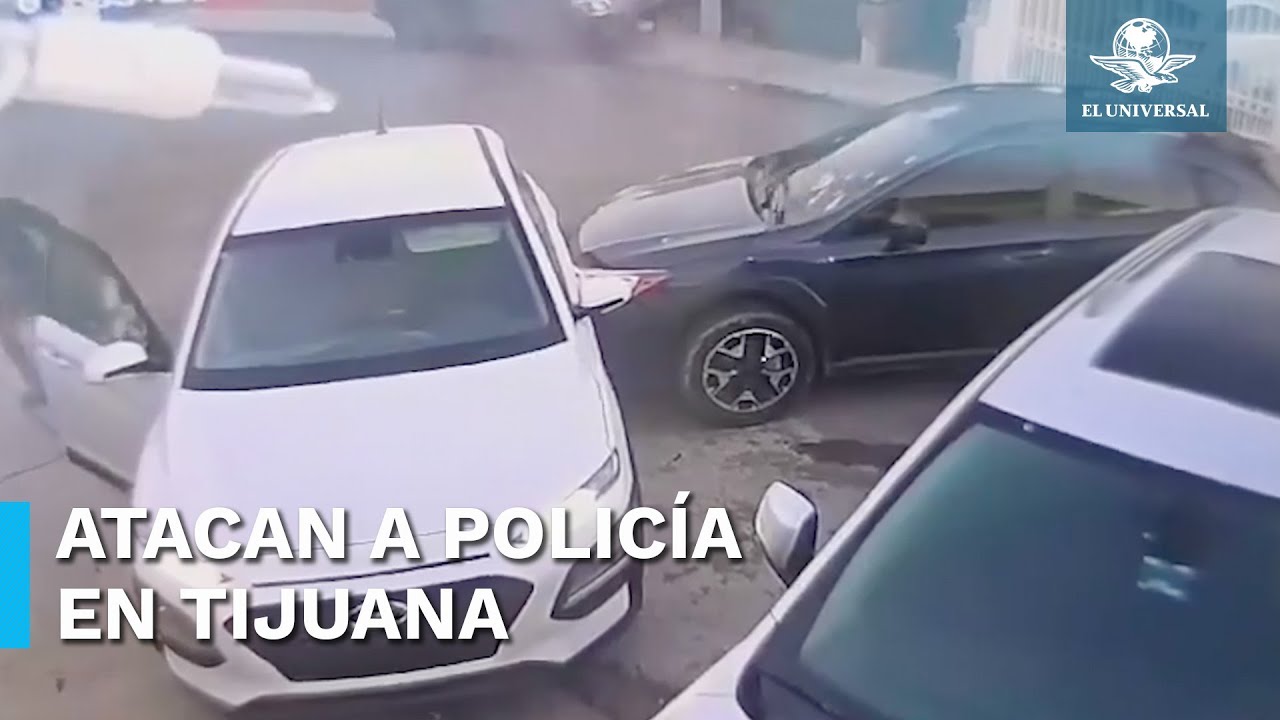 Balean a policía municipal en Tijuana