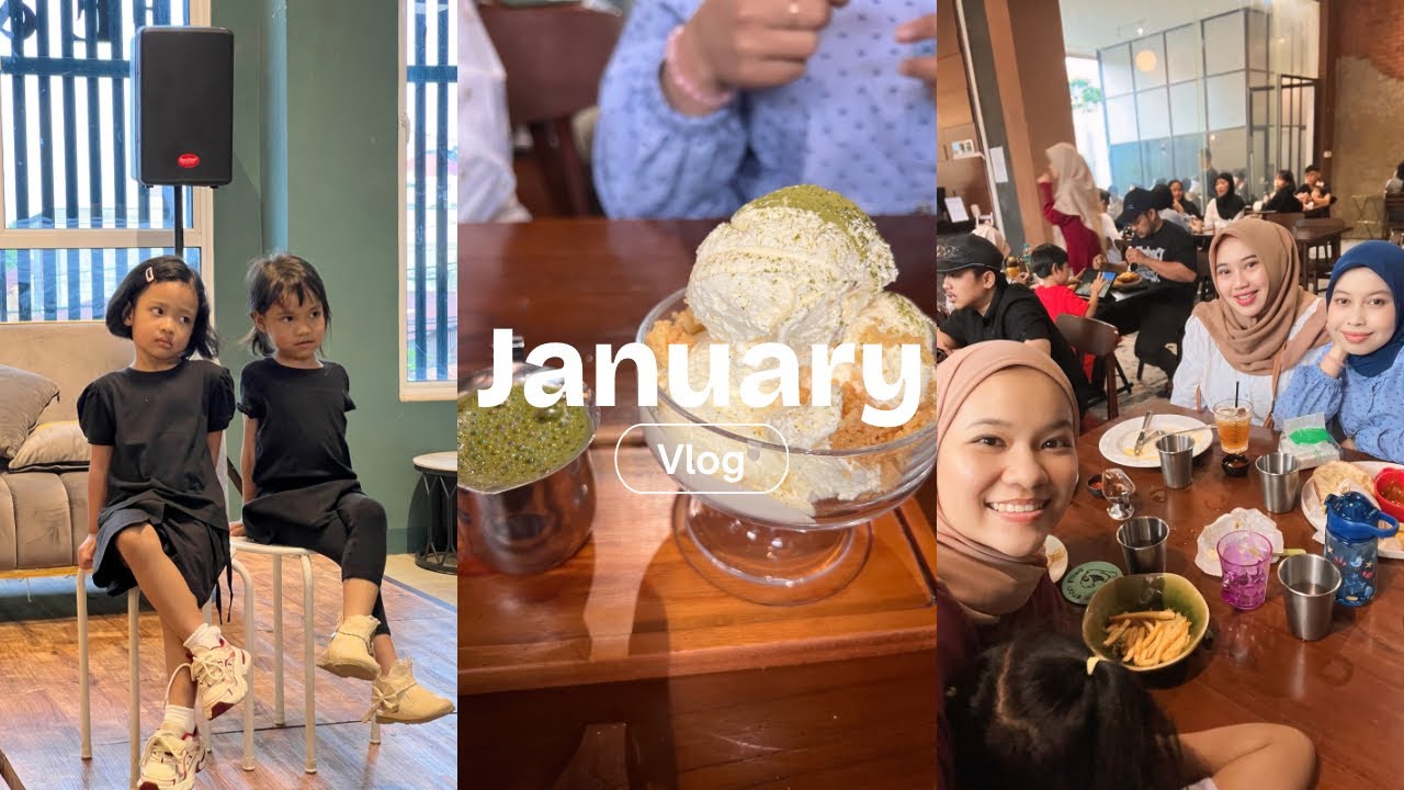 JANUARY #VLOG ! kirana ikutan kelas modelling , Macanternak life 😂 #momlife 