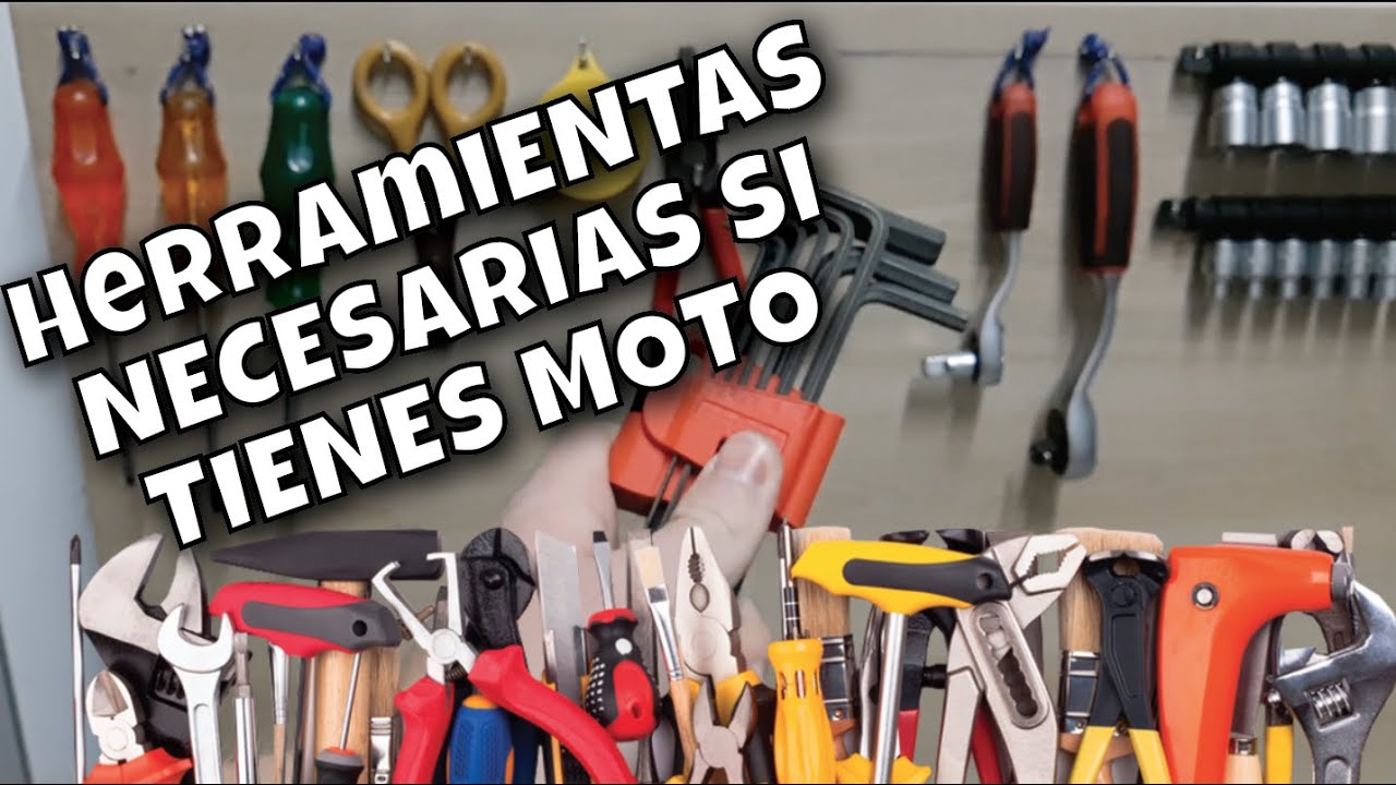 HERRAMIENTAS BÁSICAS QUE DEBES COMPRAR SI TIENES UNA MOTO