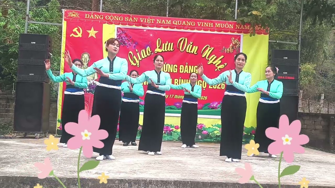 Bản Rèm giao lưu văn nghệ Xuân 2026