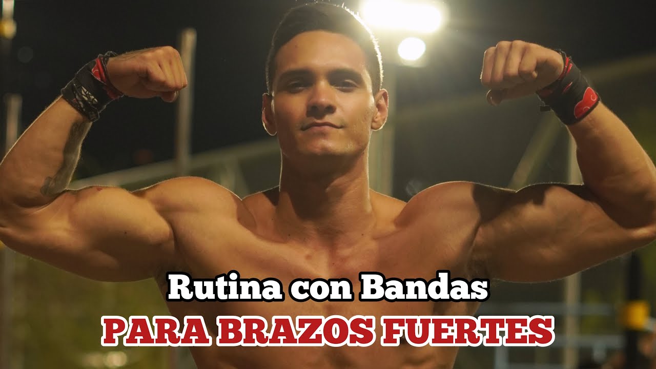 Rutina para tener brazos FUERTES Y DEFINIDOS con Bandas Elásticas