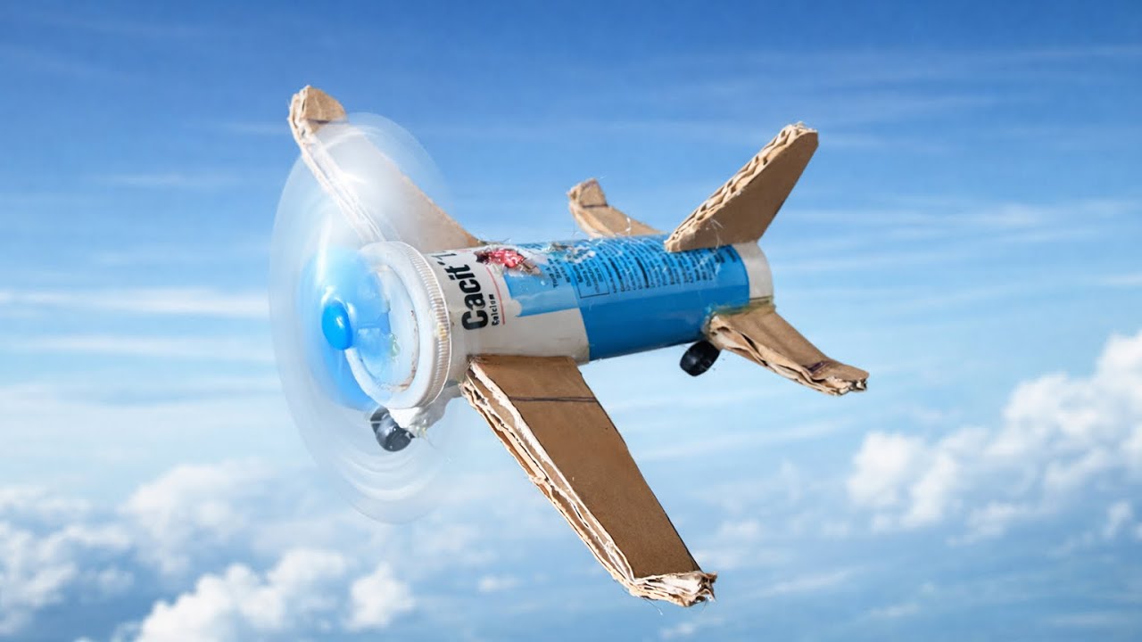 I made an airplane from scratch DIY