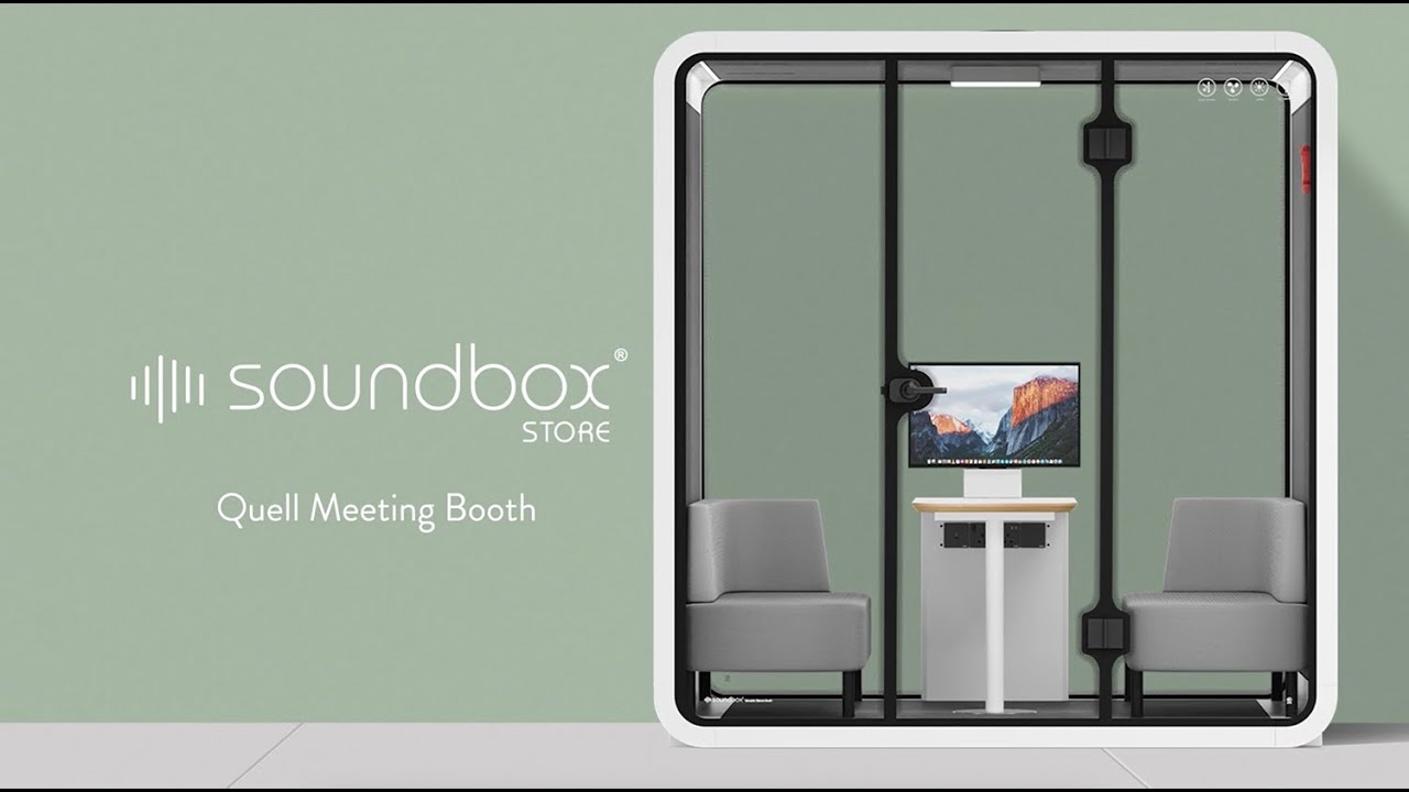 Quell Acoustic Meeting Booth By Soundbox Store.