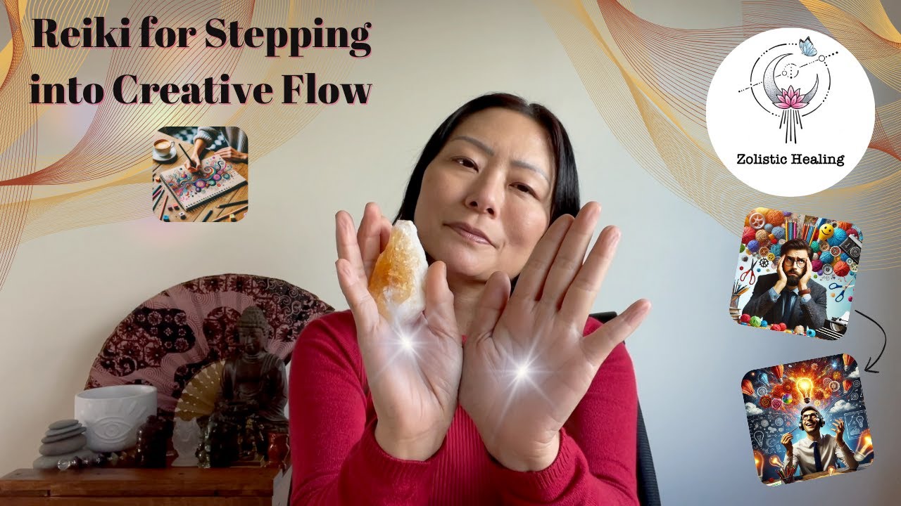 Step into Creative Flow | Innovator, Artist, Writer, Creator | Reiki Energy & Sound Healing