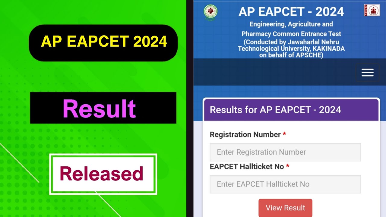 AP EAPCET 2024 Result Released | AP EAPCET 2024 Result Declared | MDE
