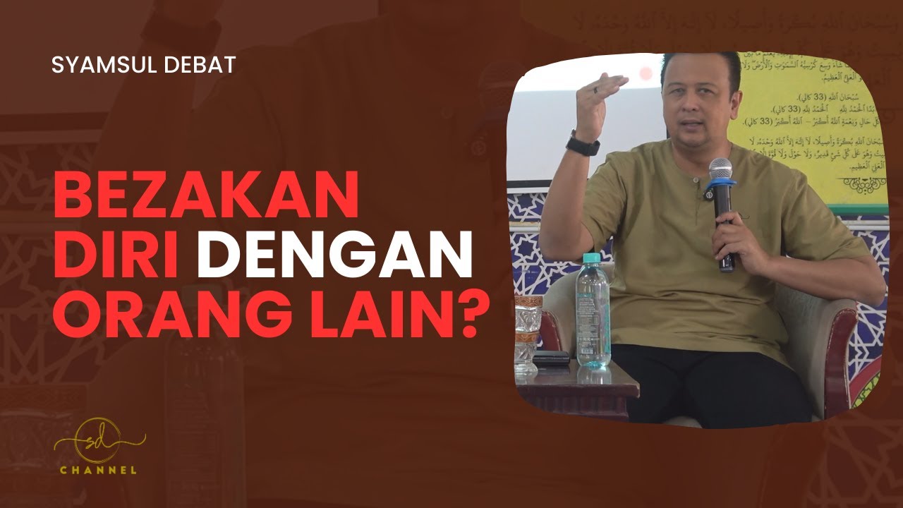 BEZAKAN DIRI DENGAN ORANG LAIN?