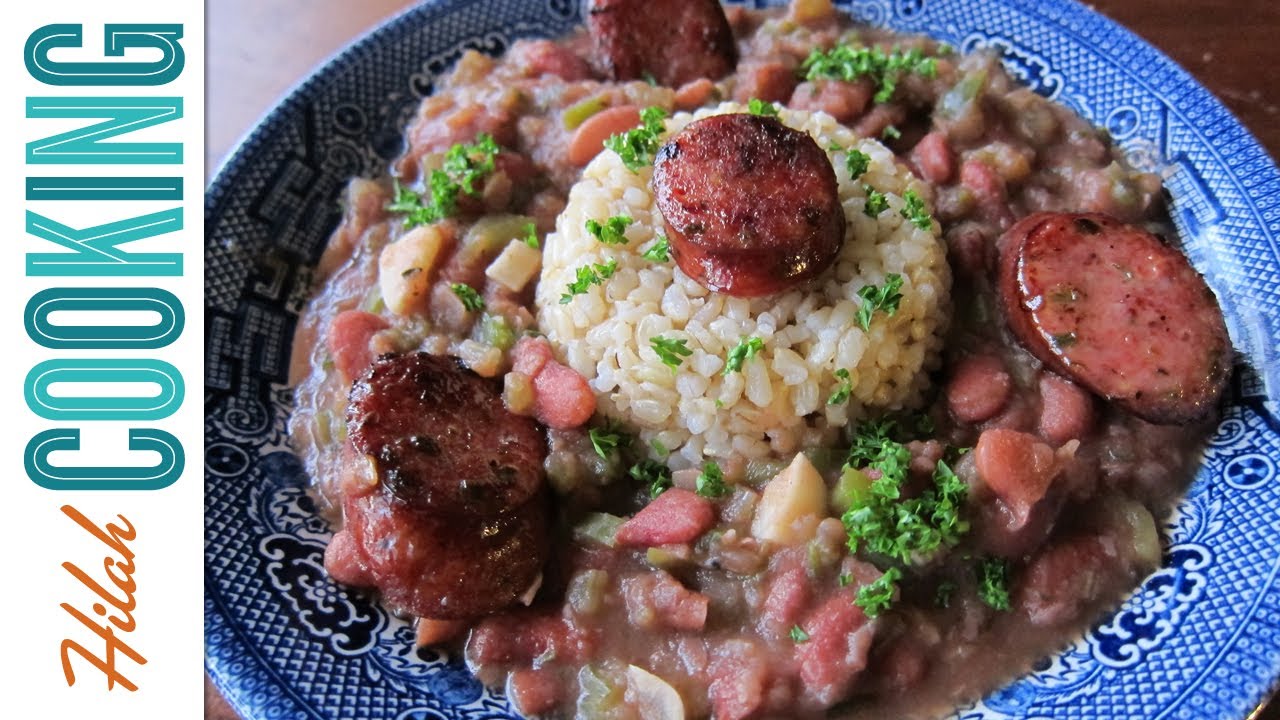 How To Make Red Beans and Rice | Hilah Cooking