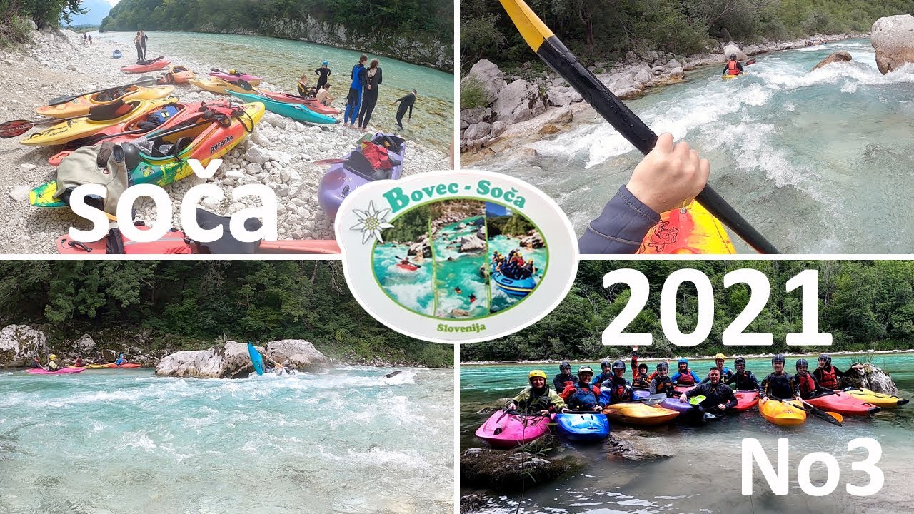 Soca 2021 No3 KVK Anfängerfahrt Boka Panorama Prolog Friedhofstrecke Trnovo 1 Kajak Wildwasser