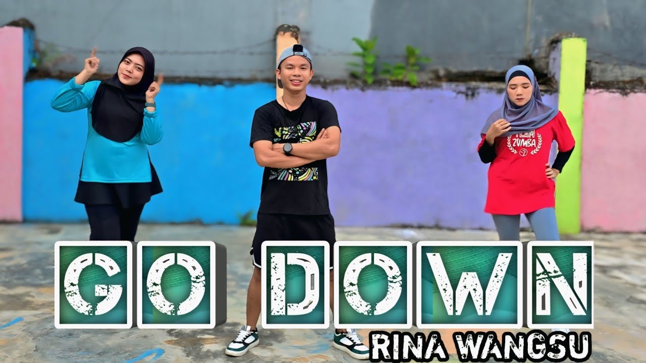 GO DOWN | RINA WANGSU | TIKTOK VIRAL | ZUMBA | CHOREO ZIN HENDRIK