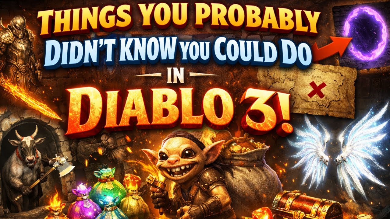 Вещи, о которых Diablo 3 никогда не рассказывает (но которые вам нужно знать)