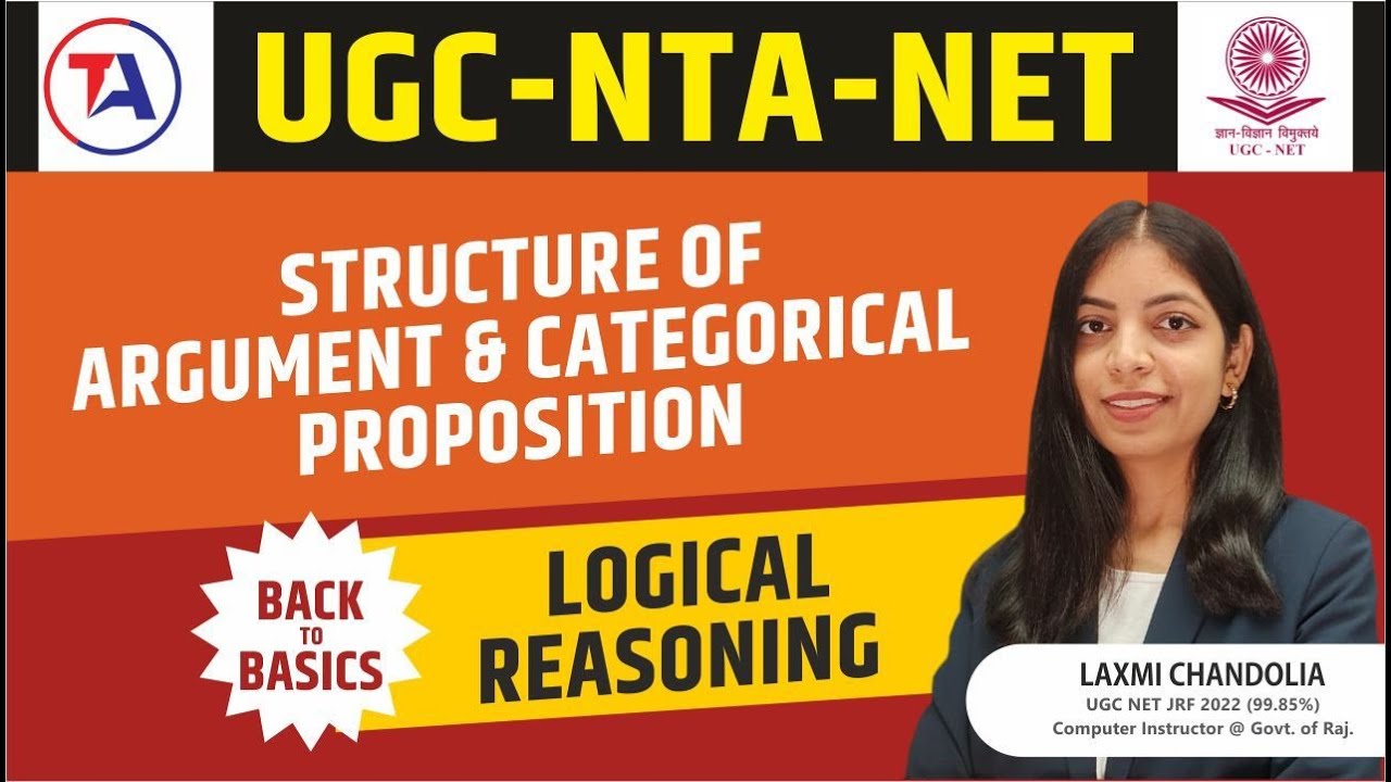 UGC NET December 2023 | Structure of Argument & Categorical Proposition | Logical Reasoning