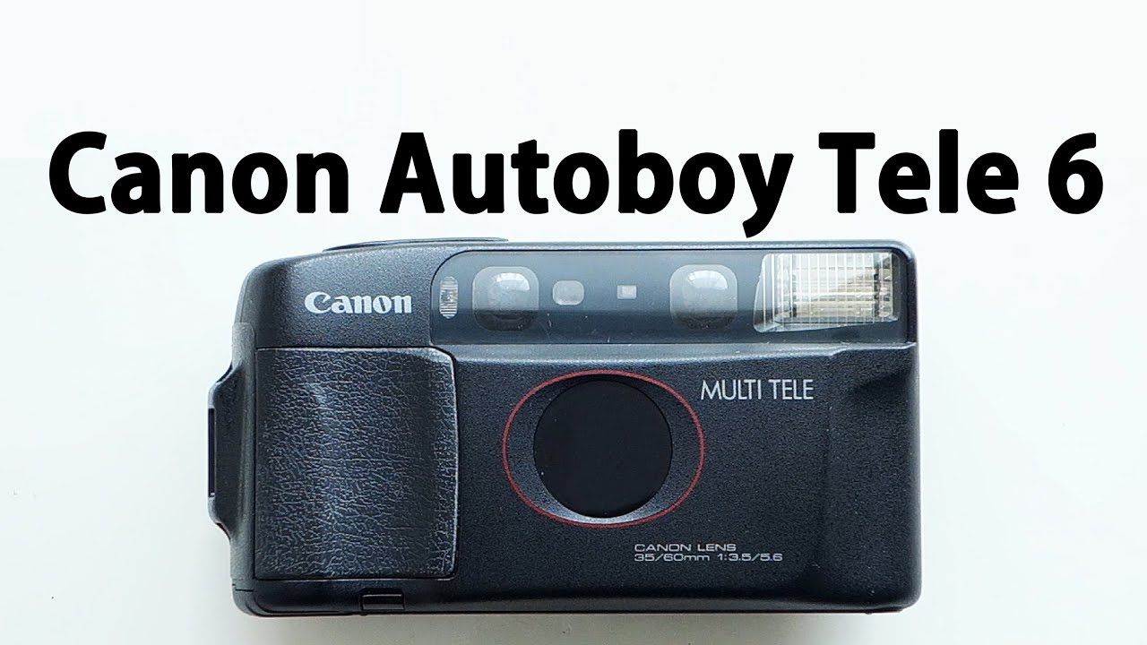 how to use canon autoboy tele 6, sure shot prima tele.  レビュー