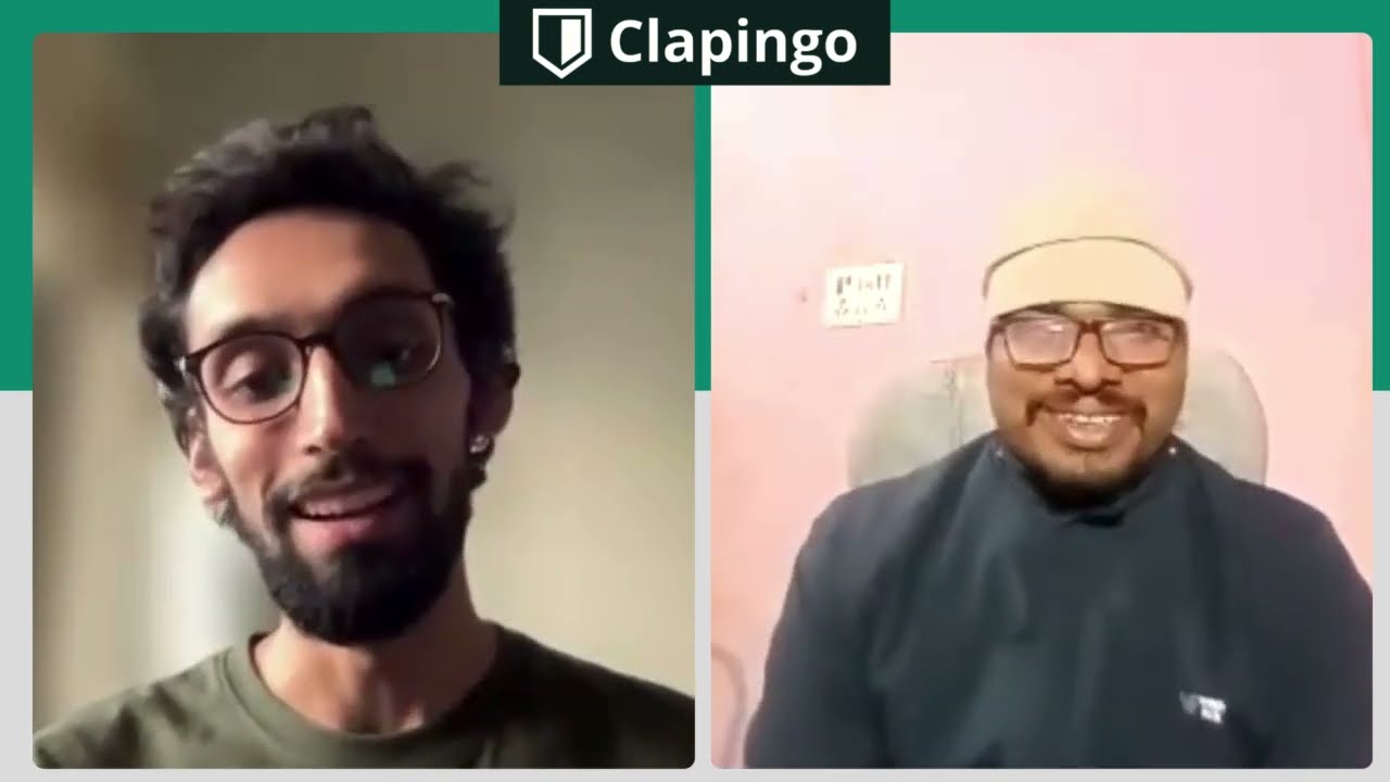 Conversation with clapingo tutor 