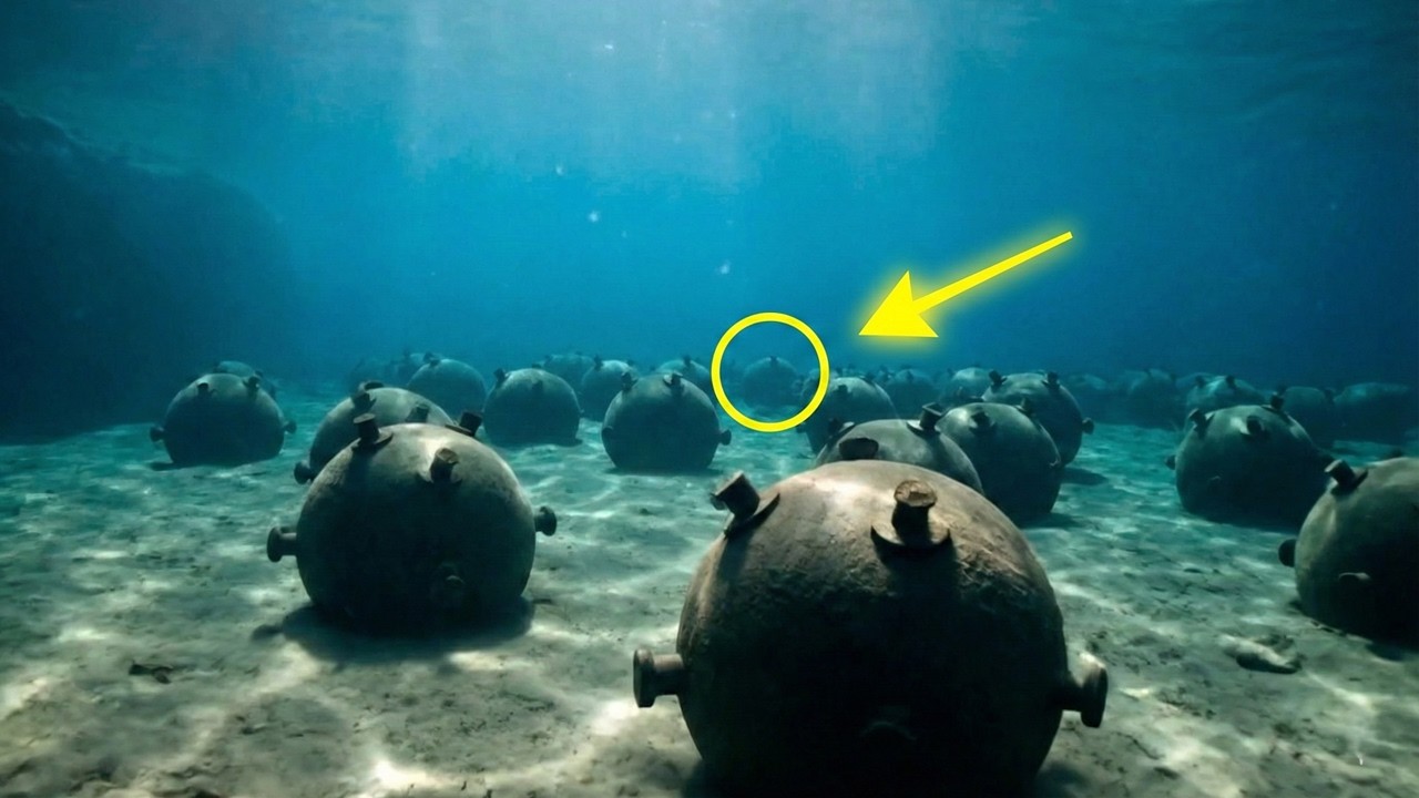 INSIDE A SUNKEN WARSHIP: Deadly Weapons Found (Underwater 4K Tour)