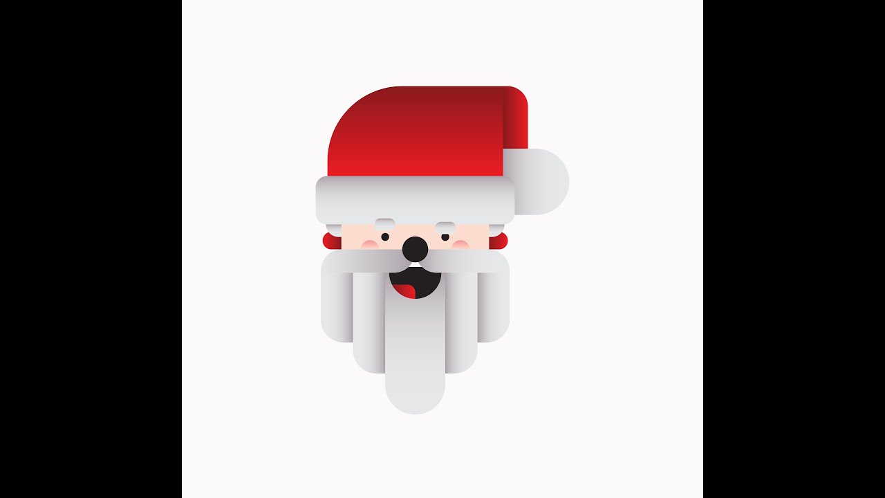 Adobe Illustrator Tutorials | How to create a Santa Claus vector in adobe illustrator