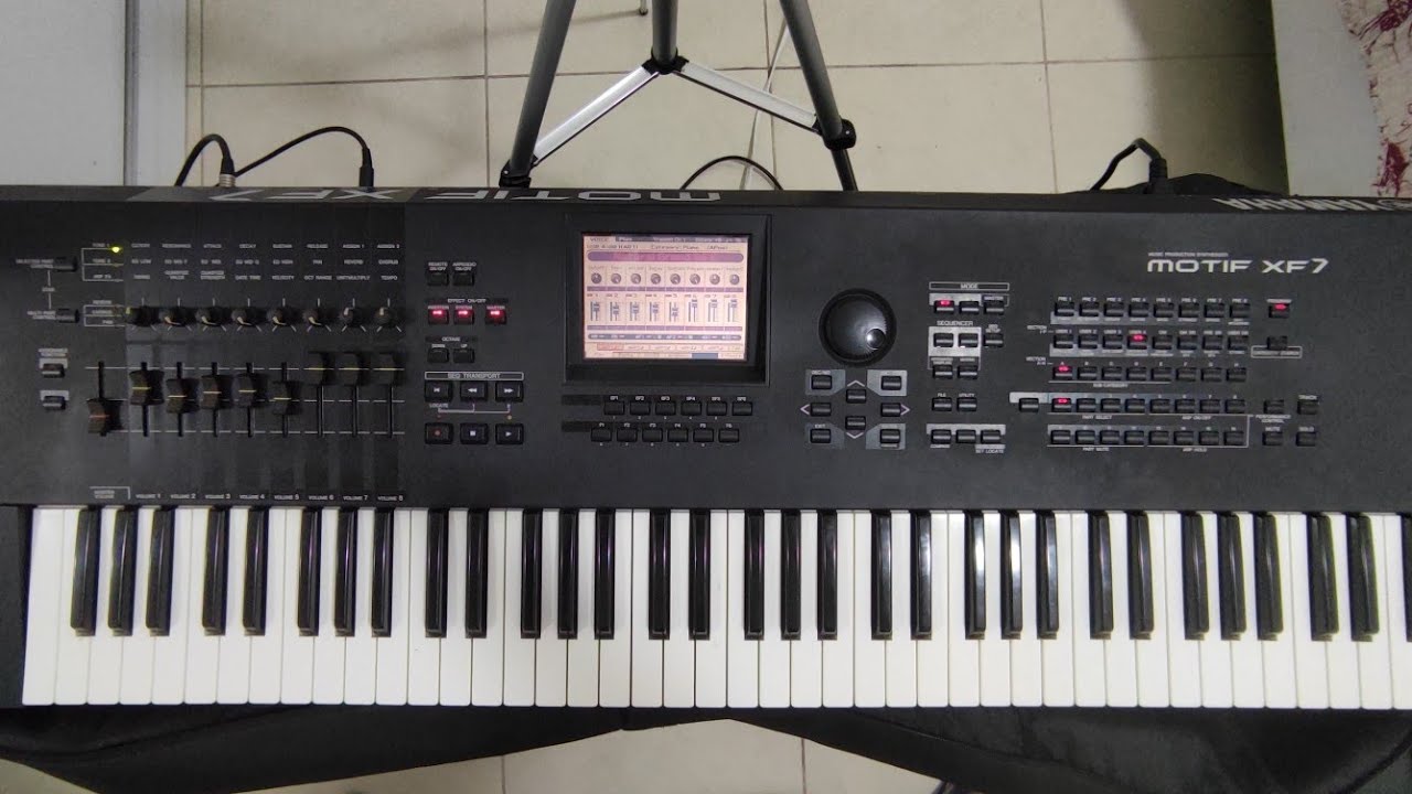 Edição básica do Modo VOICE - Yamaha MOTIF XF