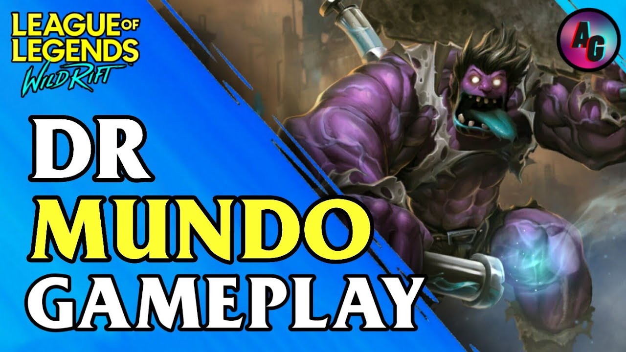 League of Legends Wildrift Closed Beta : Dr Mundo Gameplay (New Champion)